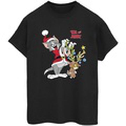 Camiseta manga larga Christmas Reindeer para mujer - Tom & Jerry - Modalova