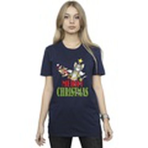 Camiseta manga larga Merry Christmas Baubles para mujer - Dessins Animés - Modalova