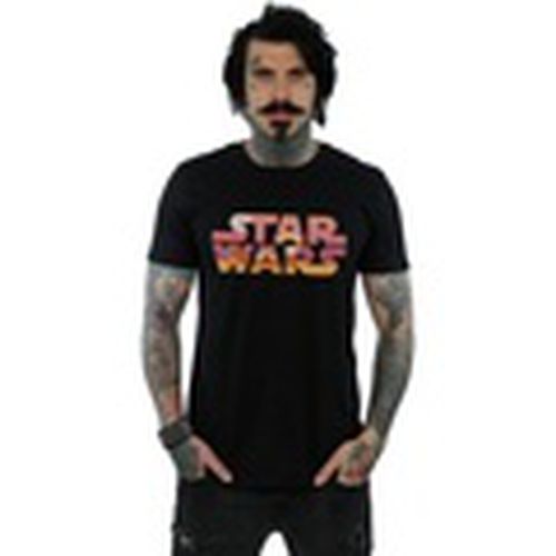 Camiseta manga larga Tatooine Suns Logo para hombre - Disney - Modalova