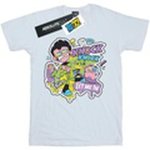 Camiseta manga larga Teen Titans Go Knock Knock para mujer - Dc Comics - Modalova