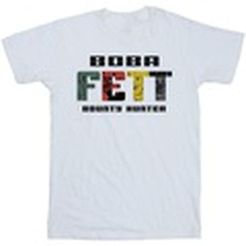 Camiseta manga larga Boba Fett Character Logo para hombre - Disney - Modalova