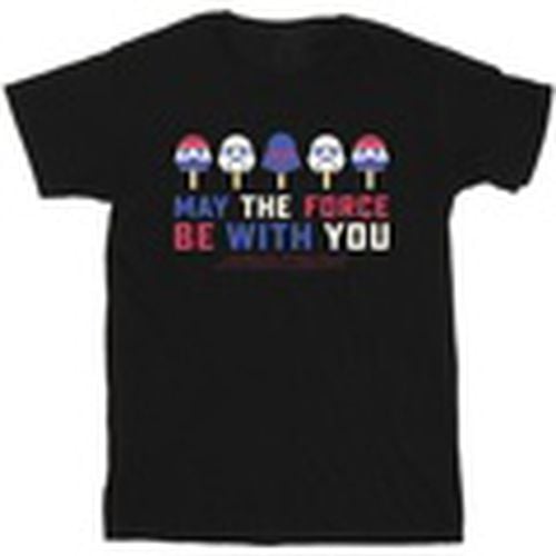 Camiseta manga larga May The Force Ice Pops para hombre - Star Wars: A New Hope - Modalova