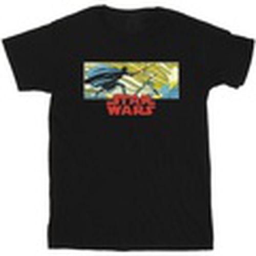 Camiseta manga larga Comic Strip Luke And Vader para hombre - Disney - Modalova