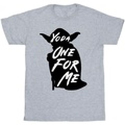Camiseta manga larga Yoda One For Me para hombre - Disney - Modalova