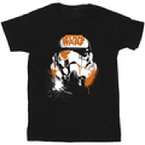 Camiseta manga larga Halloween Stormtrooper Helmet para hombre - Disney - Modalova