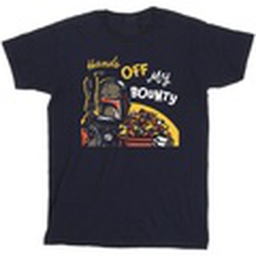 Camiseta manga larga Boba Fett Hands Off My Bounty para hombre - Disney - Modalova