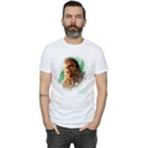 Camiseta manga larga The Last Jedi Chewbacca Brushed para hombre - Disney - Modalova