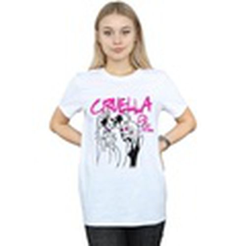 Camiseta manga larga Cruella De Vil Collared para mujer - Disney - Modalova