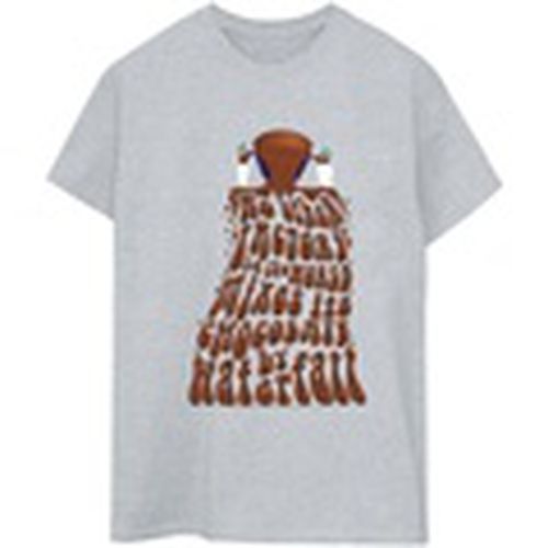 Camiseta manga larga Chocolate Waterfall para mujer - Willy Wonka - Modalova