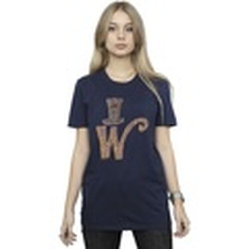 Camiseta W Logo Hat para mujer - Willy Wonka - Modalova