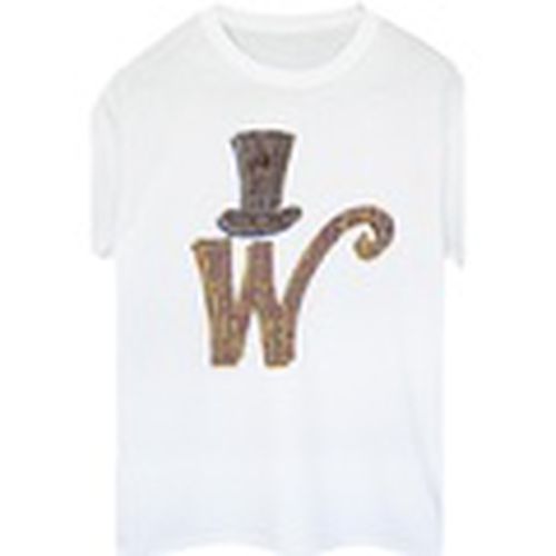 Camiseta manga larga W Logo Hat para mujer - Willy Wonka - Modalova