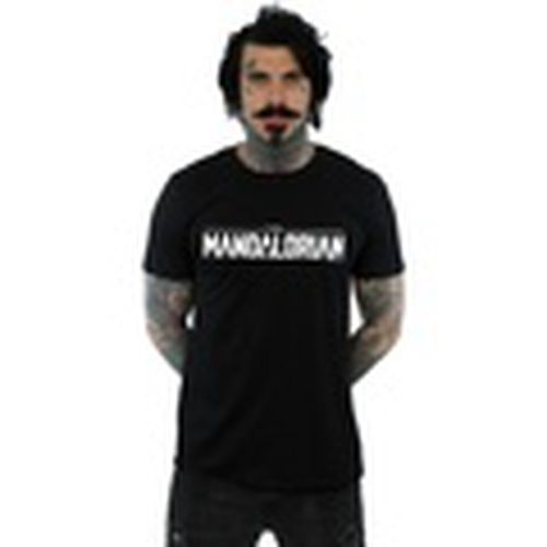 Camiseta manga larga The Mandalorian Logo para hombre - Disney - Modalova