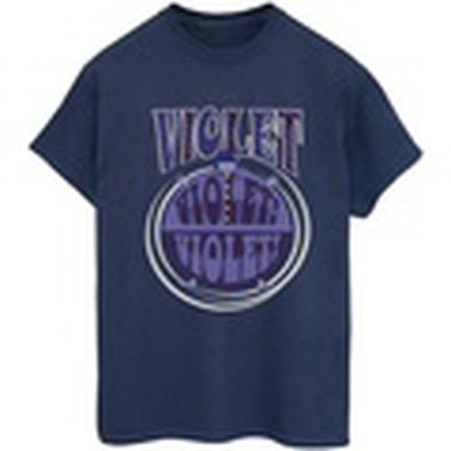 Camiseta manga larga Violet Turning Violet para mujer - Willy Wonka - Modalova