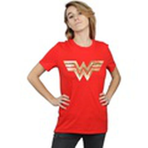 Camiseta manga larga Wonder Woman 84 Gold Emblem para mujer - Dc Comics - Modalova