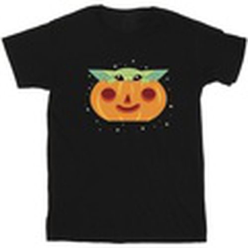 Camiseta manga larga The Mandalorian Grogu Pumpkin para hombre - Disney - Modalova