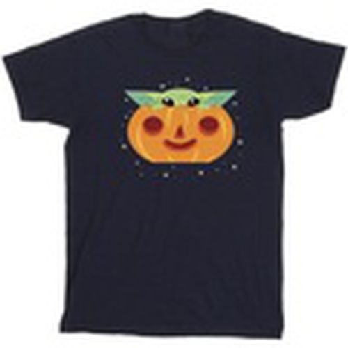 Camiseta manga larga The Mandalorian Grogu Pumpkin para hombre - Disney - Modalova