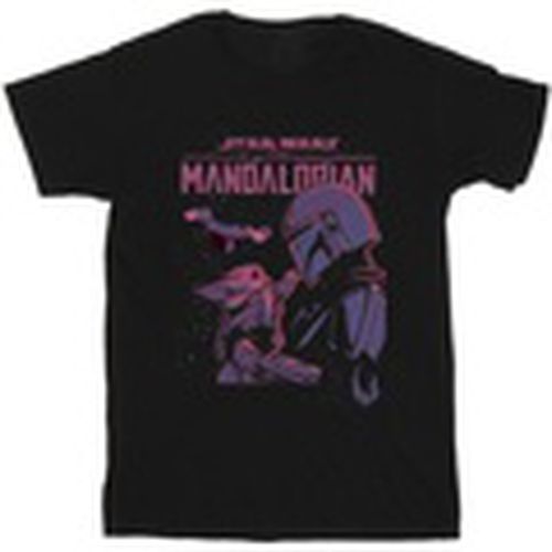 Camiseta manga larga The Mandalorian Hello Friend para hombre - Disney - Modalova