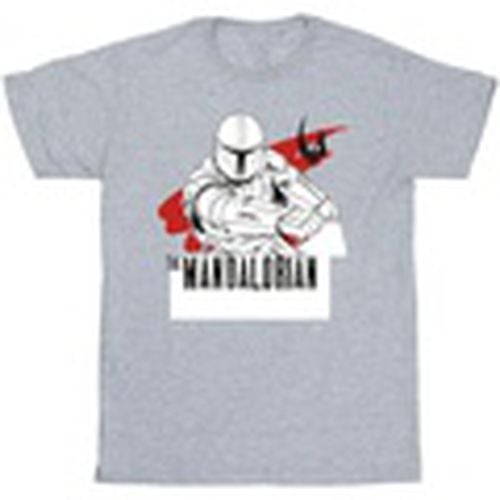 Camiseta manga larga The Mandalorian Shoots para hombre - Disney - Modalova