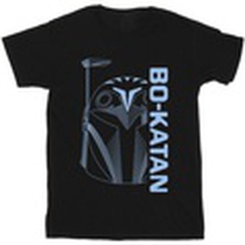 Camiseta manga larga The Mandalorian Bo Katan Helm para hombre - Disney - Modalova