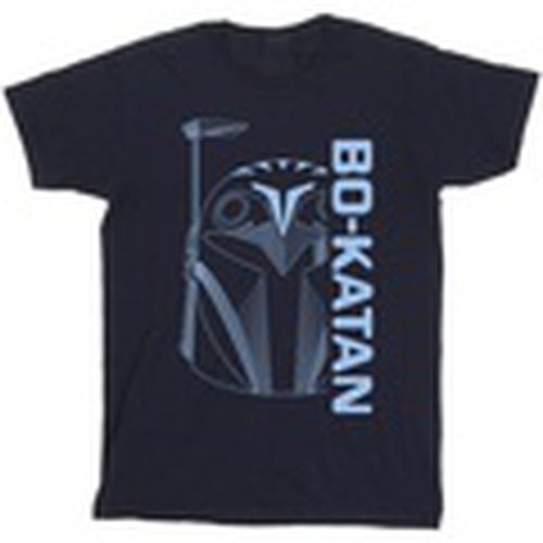 Camiseta manga larga The Mandalorian Bo Katan Helm para hombre - Disney - Modalova