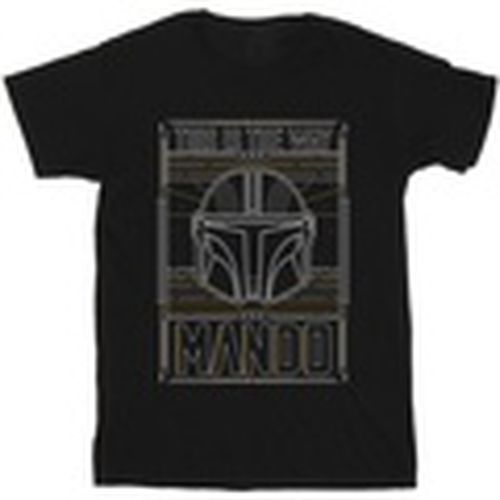 Camiseta manga larga The Mandalorian The Way para hombre - Disney - Modalova