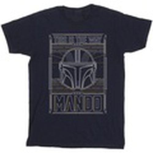 Camiseta manga larga The Mandalorian The Way para hombre - Disney - Modalova