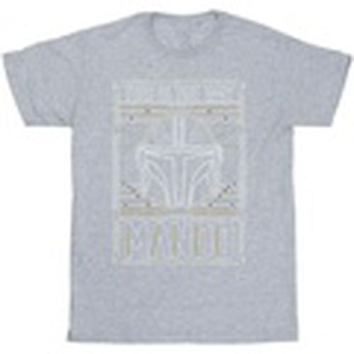 Camiseta manga larga The Mandalorian The Way para hombre - Disney - Modalova