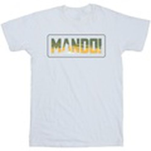 Camiseta manga larga The Mandalorian Mando Cutout para hombre - Disney - Modalova
