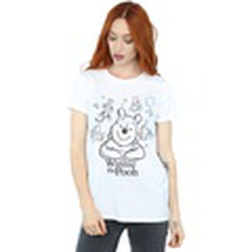 Camiseta manga larga Winnie The Pooh Collage Sketch para mujer - Disney - Modalova