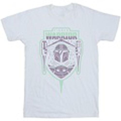 Camiseta manga larga The Mandalorian Fierce Warrior para hombre - Disney - Modalova