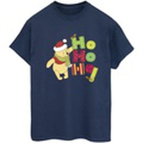 Camiseta manga larga Winnie The Pooh Ho Ho Ho Scarf para mujer - Disney - Modalova