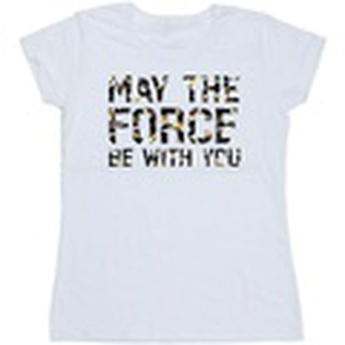 Camiseta manga larga May The Force Infill para mujer - Disney - Modalova