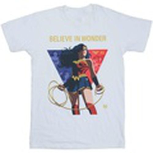 Camiseta manga larga 80th Anniversary Believe In Wonder para mujer - Dc Comics - Modalova