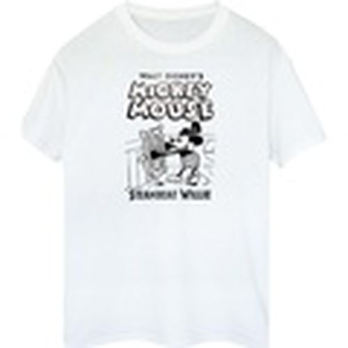 Camiseta manga larga Mickey Mouse Steamboat Willie para mujer - Disney - Modalova