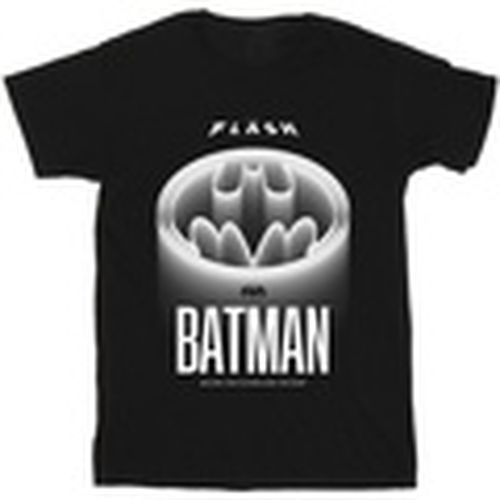 Camiseta manga larga The Flash Batman White Logo para hombre - Dc Comics - Modalova