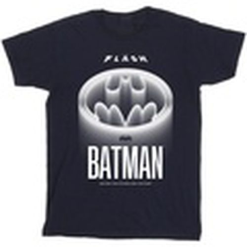Camiseta manga larga The Flash Batman White Logo para hombre - Dc Comics - Modalova
