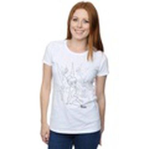 Camiseta manga larga Tinker Bell Collage Sketch para mujer - Disney - Modalova