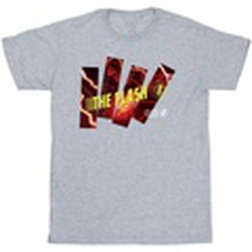 Camiseta manga larga The Flash Pillars para hombre - Dc Comics - Modalova