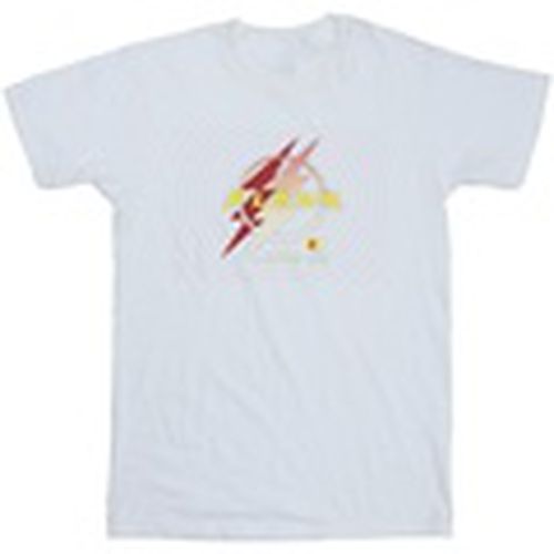 Camiseta manga larga The Flash Lightning Logo para hombre - Dc Comics - Modalova