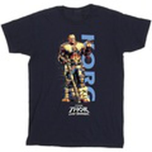 Camiseta manga larga Thor Love And Thunder Korg Wave para hombre - Marvel - Modalova