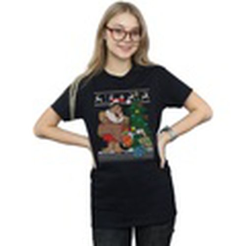 Camiseta manga larga BI48041 para mujer - The Flintstones - Modalova