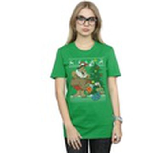 Camiseta manga larga BI48041 para mujer - The Flintstones - Modalova