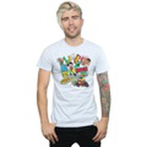 Camiseta manga larga Teen Titans Go para hombre - Dc Comics - Modalova