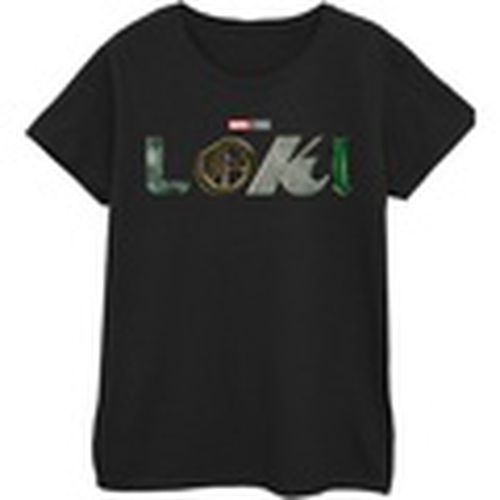 Camiseta manga larga Loki Logo para mujer - Marvel - Modalova