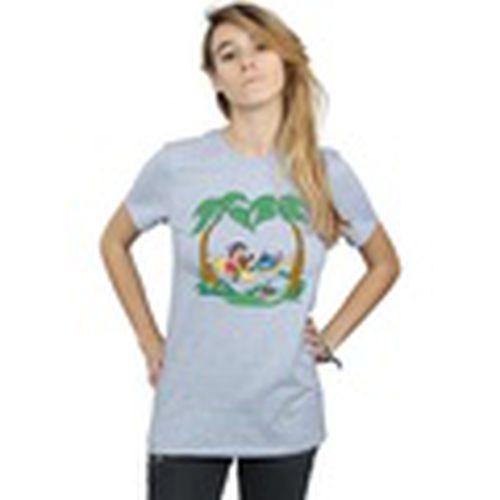 Camiseta manga larga Lilo And Stitch Play Some Music para mujer - Disney - Modalova