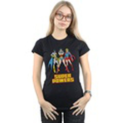 Camiseta manga larga Super Power para mujer - Dc Comics - Modalova