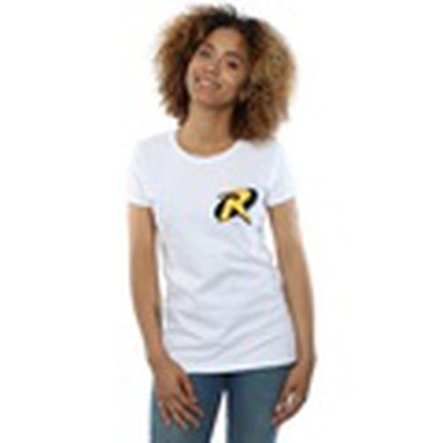 Camiseta manga larga Batman Robin Logo para mujer - Dc Comics - Modalova
