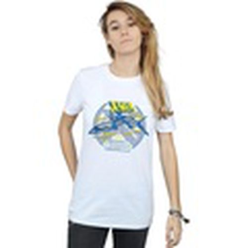 Camiseta manga larga X-Men X-Jet Breakdown para mujer - Marvel - Modalova