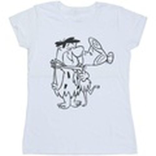 Camiseta manga larga BI48606 para mujer - The Flintstones - Modalova