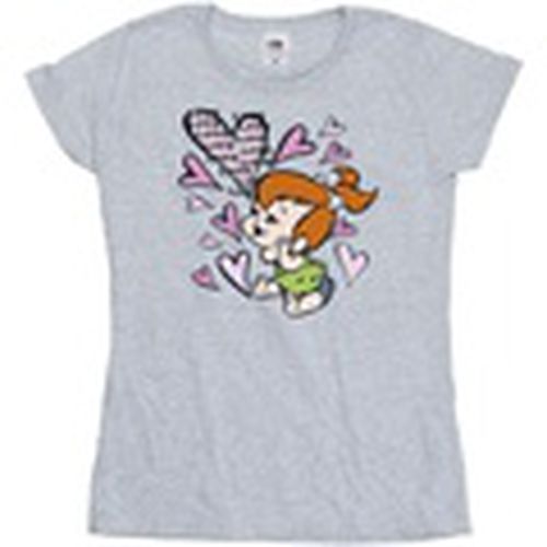 Camiseta manga larga Love Love Love para mujer - The Flintstones - Modalova